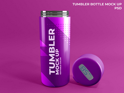 realistic tumbler mockup by cranescreative lab branding