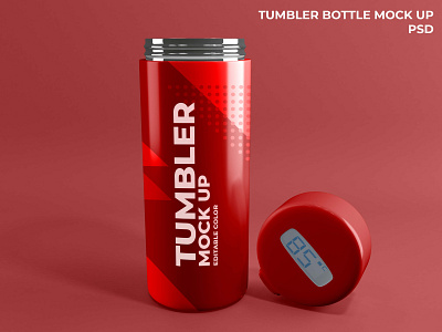 realistic tumbler mockup by cranescreative lab branding