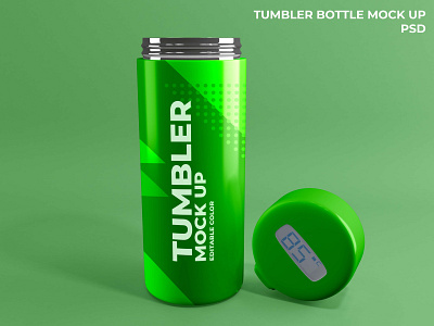 realistic tumbler mockup by cranescreative lab branding