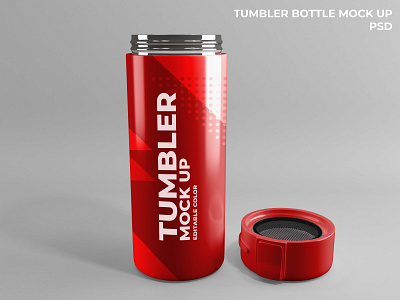 realistic tumbler mockup by cranescreative lab branding