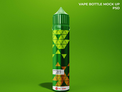 vape liquid tube mockup