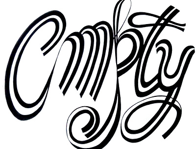 Empty art brush lettering brush pen calligraphy and lettering artist digital art digital design digital illustration graphic design hand lettering typogaphy typography art typography design