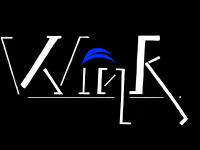Wink art design digital art digital design graphic design illustration logo type design typography typography art typography design wink