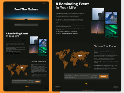 Nature - Travel (tourism) Agency Desktop Design