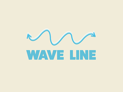 Wave Line art design graphic hire illustration logo me wave