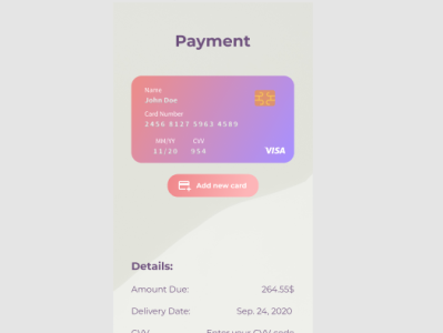 a credit card checkout form app art dailyui day2 design minimal ui ux