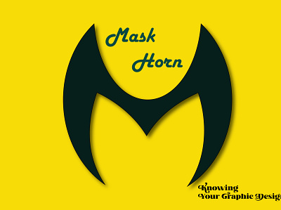 Mask Horn logo simple logo unique design