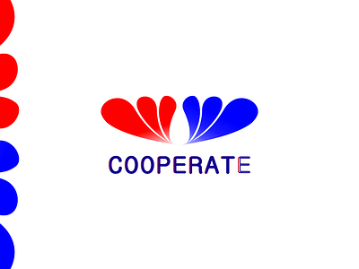 COOPERATE branding de design graphic design illustration logo logo design simple logo