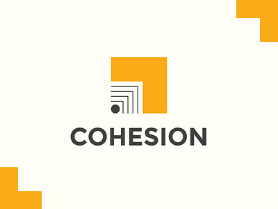 COHESION agency branding graphic design illustration logo logo design