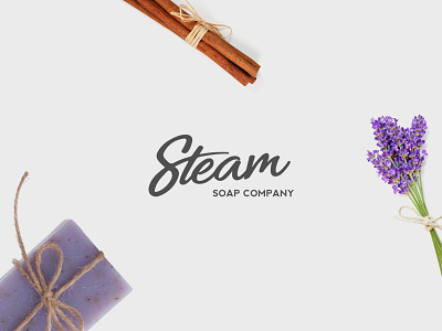 Soap Company Logo branding logo script soap wordmark