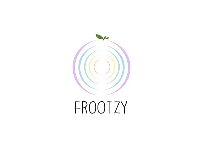 Frootzy brand identity drinks fruit juice logo smoothie wordmark