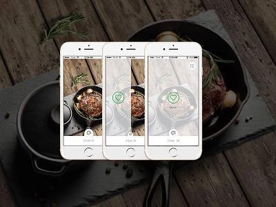 Nom app brand identity food fresh minimalism mobile modern restaurants ui ux