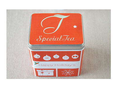 SpecialTea Holiday 2012 christmas christmas vancouver packaging tea tin can