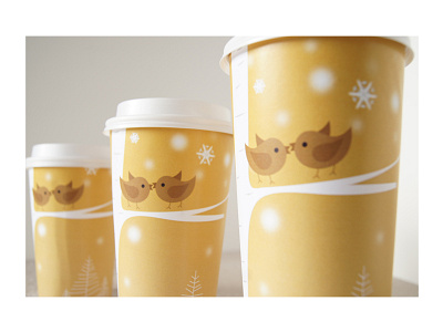 SpecialTea Holiday 2012 birds christmas christmas illustrations cups drinks holiday packaging