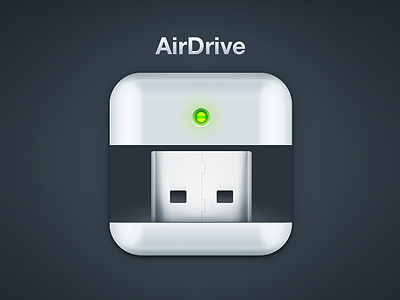 AirDrive air disk drive flash icon ios usb wi fi