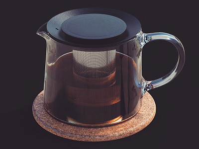 Riklig draft ikea tea teapot