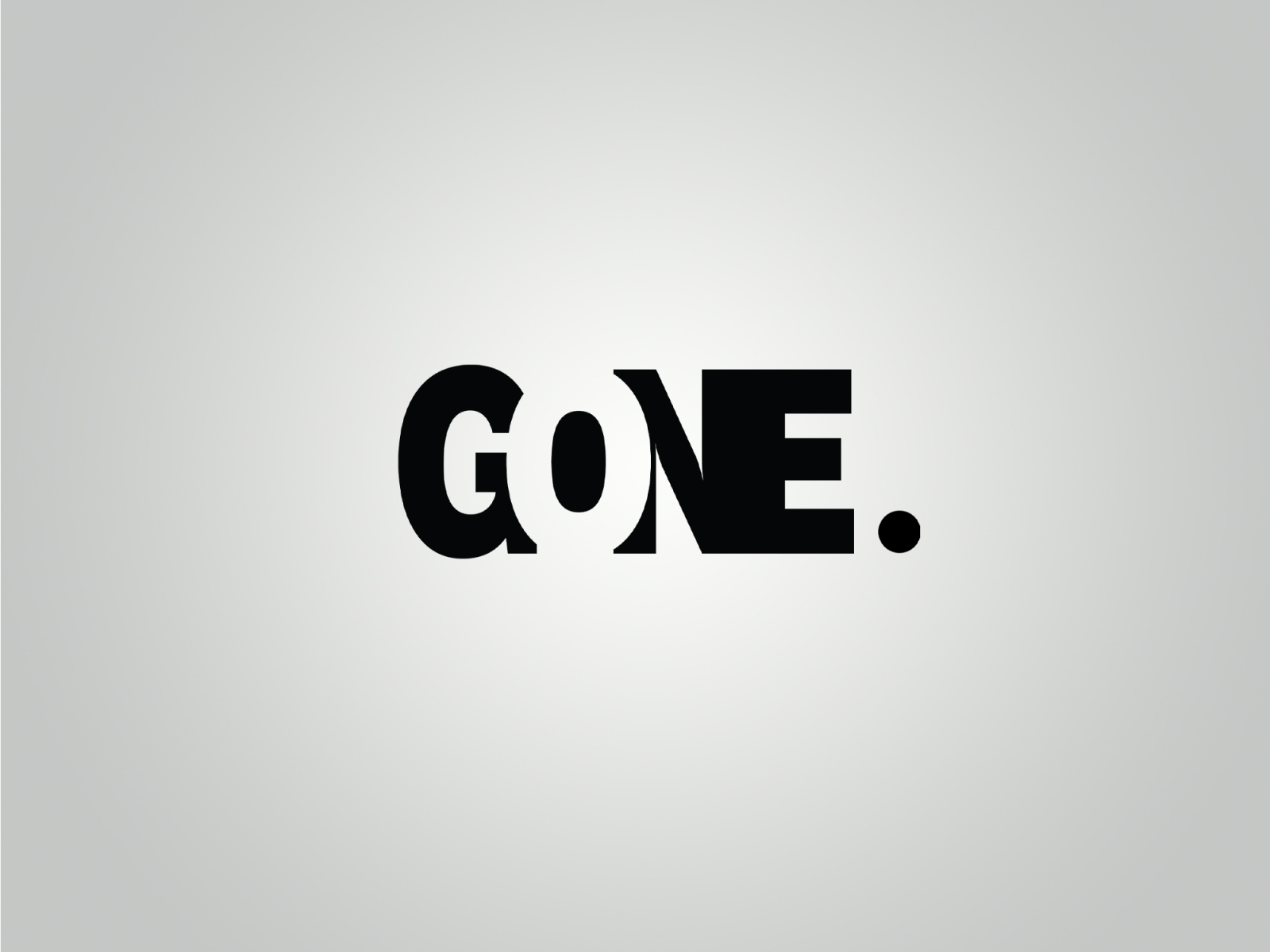 Gone logo by Buddy on Dribbble