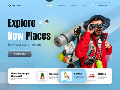 Travel & Explore new places😍 app branding design graphic design icon illustration logo ui ux vector website