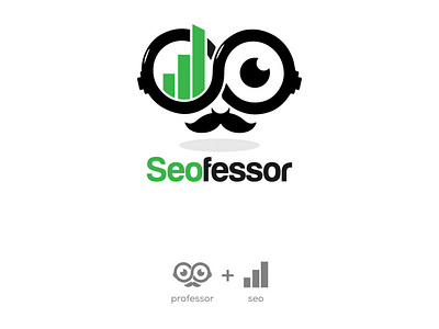 Professor + Seo logo design branding business logo flat flat logo great logo logo logo design minimal minimalist logo modern logo professional logo