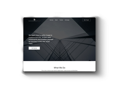 Website Design + Brand Development | Black Swan Capitalist
