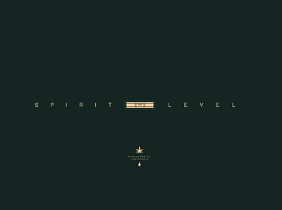 Spirit Level - Premium CBD Oil balance body branding cannabis cbd design identity level logo mind minimal oil organic soul spirit spirit level symbol