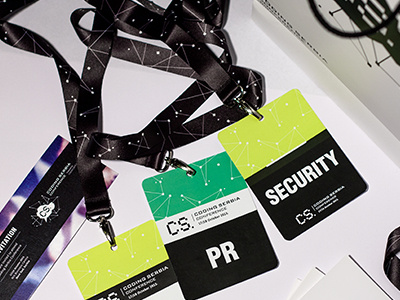 Coding Serbia - Branding accessories accreditation bag branding coding conference identity invitation print serbia tags