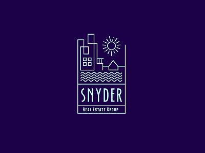 Snyder Real Estate apartments building florida houses landscape logo luxury ocean real-estate