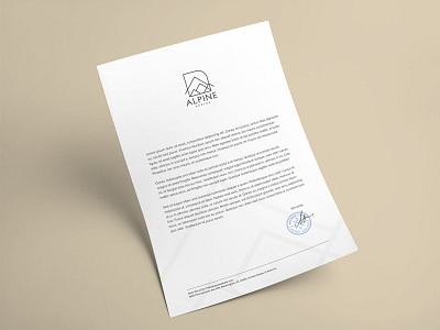 Alpine Design - Letterhead