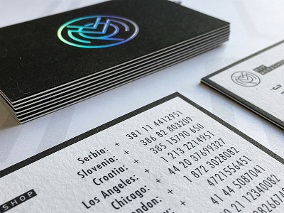 MVP Workshop - Stationery business card company foil hologram logo mvp startup stationery workshop