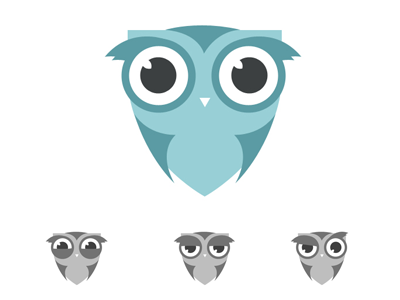 owl bird brand branding character illustration logo moods owl symbol wise