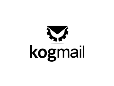 Kogmail branding concept design email kog logo mail network online social symbol