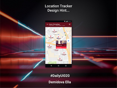 Location Tracker, DailyUI020 daily ui 020 daily ui 20 dailyui dailyui 020 dailyui020 location tracker mobile