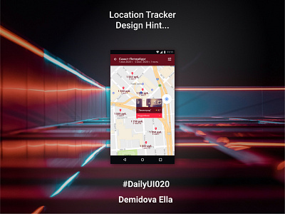 Location Tracker, DailyUI020