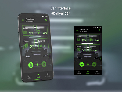 #034, Car Interface, #Dailyui 034
