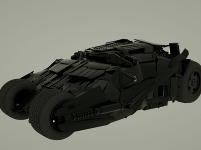 Batmobil 3D Design