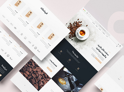 Coffeeshop Webdeisgn design graphicdesign ui uiux user interface ux visual visual design webdesign website