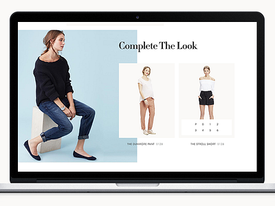 Complete The Look Concept Design commerce concept design products related shop