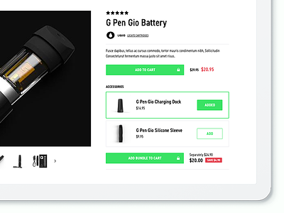 Product Upsell accessories cro design ecommerce product ui upsell ux web