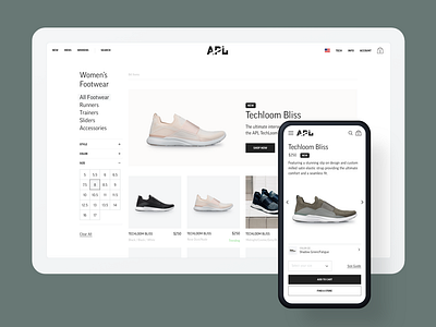 APL Collection + Product Pages