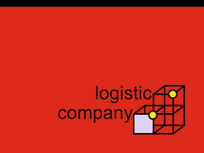 Logistic company illustration logodesign logotype minimalism moder