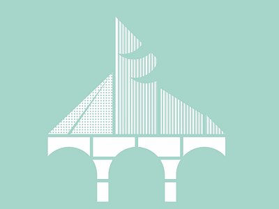 Tower digitalart flatdesign illustration logotype minimalism modernism
