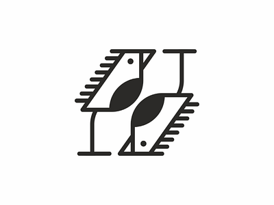 Birds digitalart illustration logobranding logodesign