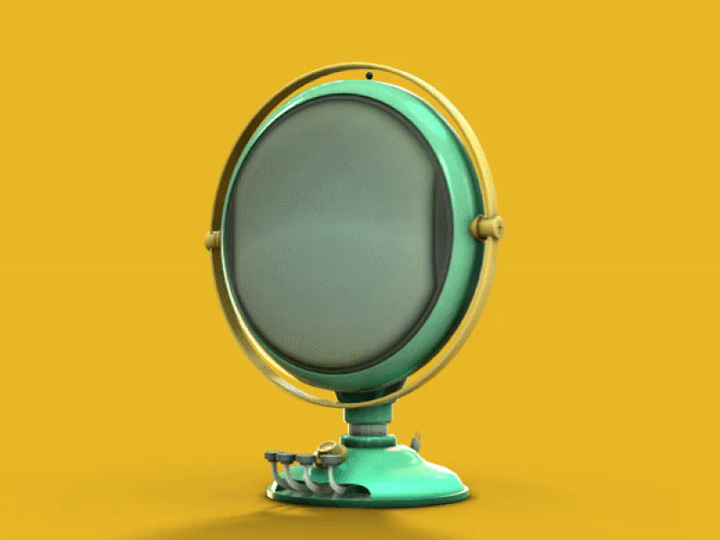 Round TV - Modeling and Texturing Timelapse 3d animation asset design game art game dev indie dev low poly marmoset toolbag maya modeling prop television texturing tv tv design