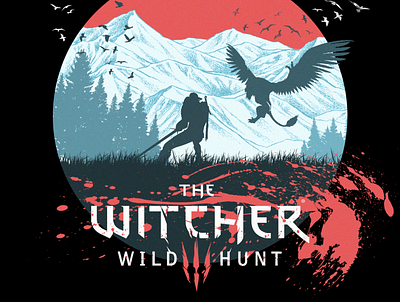 Poster - The Witcher 3: Wild Hunt art ciri collage design design art geralt poster thewitcher triss witcher yennefer