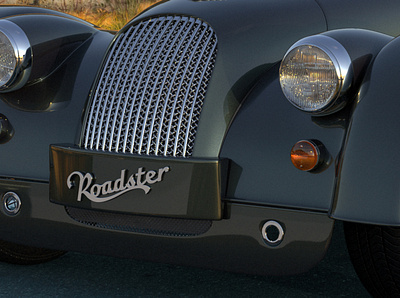 Morgan Roadster 3d car modeling morgan render rendering shading vray