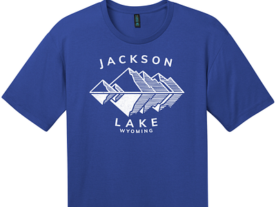 Jackson Lake Wyoming Mountains T Shirt