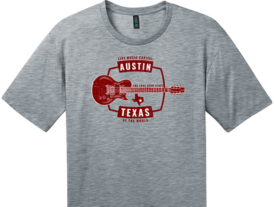 Austin Texas Guitar Live Music Capital T Shirt austin austin live music austin texas cool t shirts custom t shirts custom tees live music t shirt designs texas