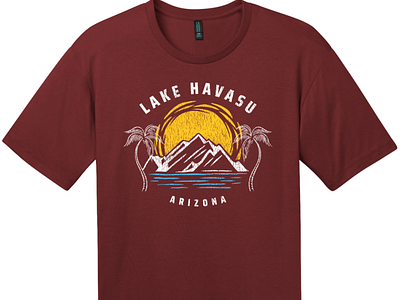 Lake Havasu Arizona T Shirt Sangria