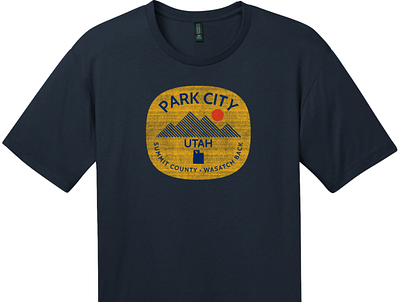 Park City Utah Wasatch Back T Shirt New Navy cool t shirts custom t shirts custom tees make your own t shirts t shirt designs