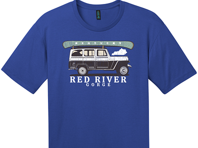 Red River Gorge Kentucky T Shirt Deep Royal canoeing cool t shirts custom t shirts custom tees hiking kentucky make your own t shirts rafting red river gorge red river gorge kentucky t shirt designs uscustomtees